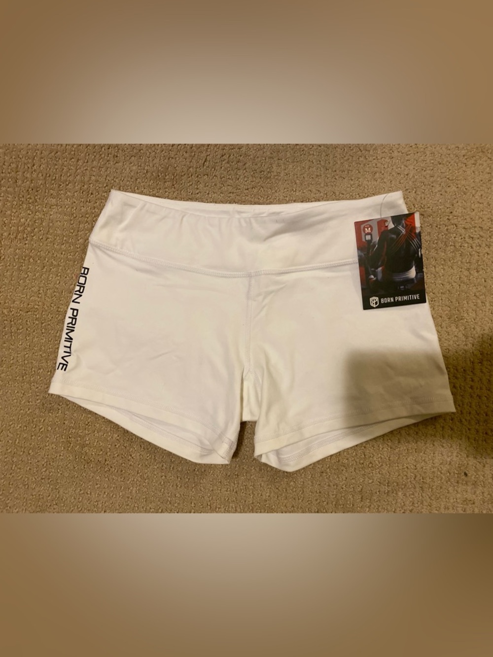 Born Primitive Women's White booty shorts